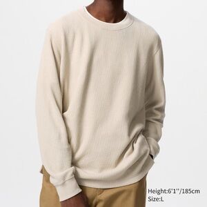 Uniqlo Waffle Crewneck Longsleeve